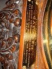 Antique English Barometer 1899 Carved Oak