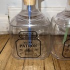 Patron Tequila  Acrylic Bottle Cocktail Cups   set Of 2  8oz Free Ship Usa