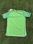 Adidas Seattle Sounders Fc Mls Soccer Jersey Green Blue White Size M