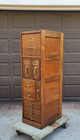 Antique Macey 12-drawer Tiger Oak Quarter Sawn Oak File Cabinet Early 1900 s
