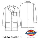 Dickies Men White Lab Coat 81404 31  Consultation Sizes Xs To 5xl