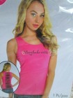 Pink Bachelorette Party Tank Top Gold Bling Black Lace Sassy Bride S m New