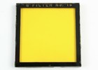 Kodak -  15  g  Yellow 2  Laminated Glass Filter - Genuine Original Vintage