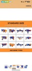 Nerf N-strike Elite Bullet Darts 100pcs  Blue orange