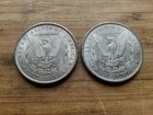Us Morgan Silver Dollars 2 Coins Circulated Details Pre 1904 Lot S17