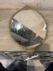Vintage Oval Shaped Gold Mirror Vanity Tray Ornate Perfume Dresser Decor 18 1 2 