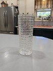 Antique Iridescent Basket-weave Glasswear - Vase 