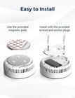 Ecoey Family Gard Smoke Fire Alarm Detector Security W  9v Battery 10 Pack Small