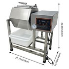 38l Vacuum Pump Meat Tumbler Commercial Hexagonal Marinating Machine Kitchen110v
