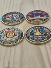 Pokemon 30th Anniversary Collectible  Metal Coins Set Of 4