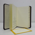 Address Book  A To Z Lists 3x4  Mini Leather Cover Post Miniatures Purple
