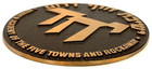 Vintage Judaica Hebrew Academy Bronze Medallion Judaism Israel Jewish