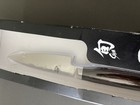Shun Stainless Steel Knife With Black Pakkawood Handle