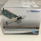 Trendnet Modem Tfm-pciv92a 56k High Speed Internal Pci Data Fax Modem  6 New 