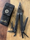 Rare Leatherman Fuse Black Oxide Multitool Super Nice    Discontinued W sheath