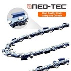 3 Pack 12  Chainsaw Chains 3 8  Pitch  043  Gauge 45dl Replacement Chain Saw