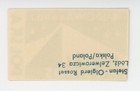 Hotel Kosmos Kudowa Zdroj Poland Vintage Luggage Label
