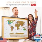 Travelization Xl Scratch Off World Map With 196 Country Flags 36  X 24  Frame