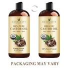 Premium Organic Castor Oil 100  Pure And Hexane-free Cold-pressed Beauty 16 Fl 