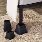 Set Of 8 Bed Risers Lifters For Platform Bed Frame  Furniture Riser  3  5  8 In