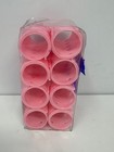 New  Conair Magnetic Hair Rollers Large Pink 8 Count R7