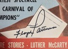 Floyd Patterson Signed Cut Out Paper W  May 1957 Cover For Boxing And Wrestling 