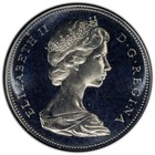 Canada  1967 Elizabeth Ii Dollar  Pcgs Pl 66 Cam 