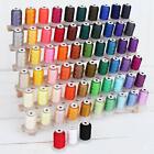 Threadart 63 Spool Brother Colors Polyester Embroidery Machine Thread 500m 40wt
