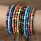 Natural Crystal Stone Bracelet Gemstone Beaded Dainty Healing Bracelet Handmade