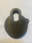 Santa Fe High Shackle Round Brass Six-lever Cast Railroad Lock