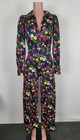 Vtg 70s Colorful Disco Wide Leg Jumpsuit One Piece Outfit Sz Xs s Vintage