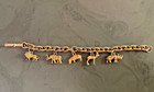 Vintage San Diego Zoo 5-charm Bracelet 7  Souvenir Goldtone