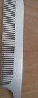 Vtg Styling Essentials Aluminum Comb Metal Rat Tail Silver 127300 Hong Kong 8   