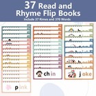 37 Read Rhyme Phonics Flip Books Word Family Build Book For Kids