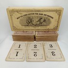 Antique J   P Coats Spool Cotton Box With Flinch Playing Cards Vintage Sewing Ad