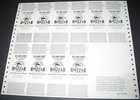1996 Ottawa Rough Riders Season Tickets Cfl Uncut Sheet Canadian Football League