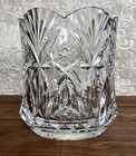 Crystal Champagne Wine Ice Bucket Vtg Jg Durand Vincennes Stars Cut Glass Decor