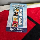 Angry Birds Beach Towel New W  Tags     Blue Blocks     28  X 58      Kids Bath pool