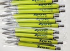 Lot Of 10 Working Vintage Zyrtec Pharmaceutical Drug Rep Pens Metal Nos