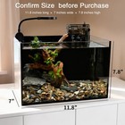 Nano Nature Aquarium Kit 2 8 Gallon Small Aquarium Set Glass Fish Tank With Wate