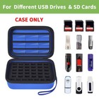 Usb Flash Drive Case  Sd Card Holder Compatible With Thumb Drive  Memory Card   