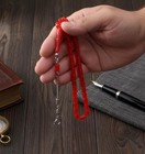 Small Red Tightening Amber 33 Beads Islamic Prayer Beads Misbaha Rosary  406064
