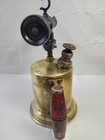 Vintage Brass Blow Torch Brass Gasoline kerosene Welding Soldering Gas Antique