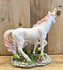 Unicorn With Baby Resin Figurine 6  X 5 
