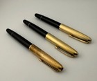 Lot Of 3 Vintage Aurora 88 Fountain Pen 14k Gold Nib - 1950 s