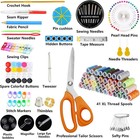 Large Sewing Kit 200 Pieces With 41 Xl Thread Spools Portable Organizer For Home