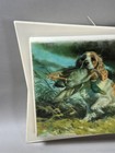 Vtg 1960s Seagrams 7 Seven Crown American Whiskey Light Up Bar Sign Hunting Dog