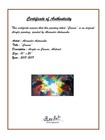  cosmos  10 x 20    Original Painting By Alexander Antanenka