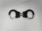 Asp Forged Hinged Cuffs Model 500 Steel Black Handcuffs With Case