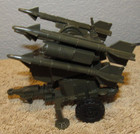 New-ray Army Military Trailer Missile Launcher - 2000